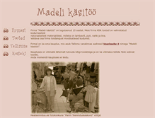 Tablet Screenshot of madeli.ee
